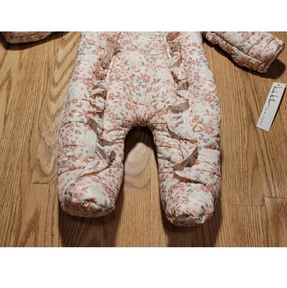 Nicole Miller Bunting Outfit Size: 3-6 Months Hooded Ears 50.00 Rabbit - Picture 3 of 10